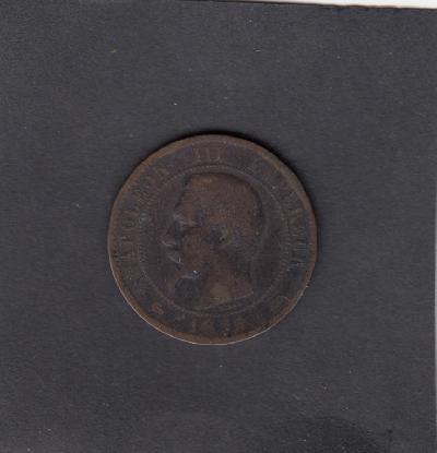 Beschrijving: 10 Centimes NAPOLEON III